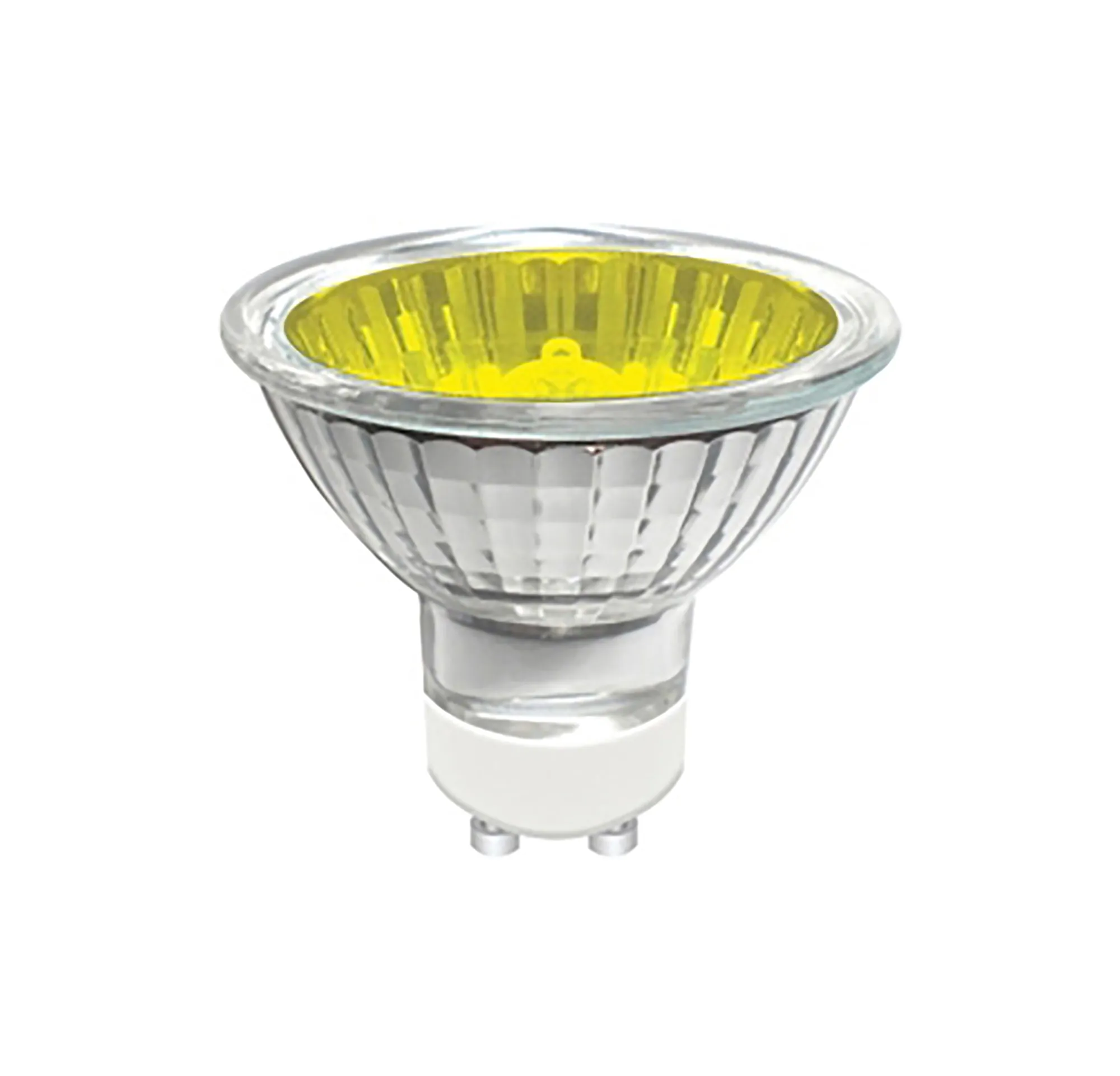 147550502  GU10 Aluminium 50W Yellow 50° Halogen